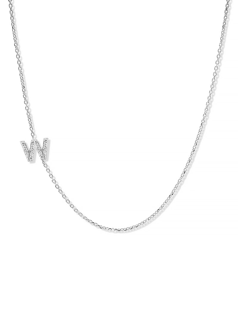 Love Letter Pavé Initial Necklace