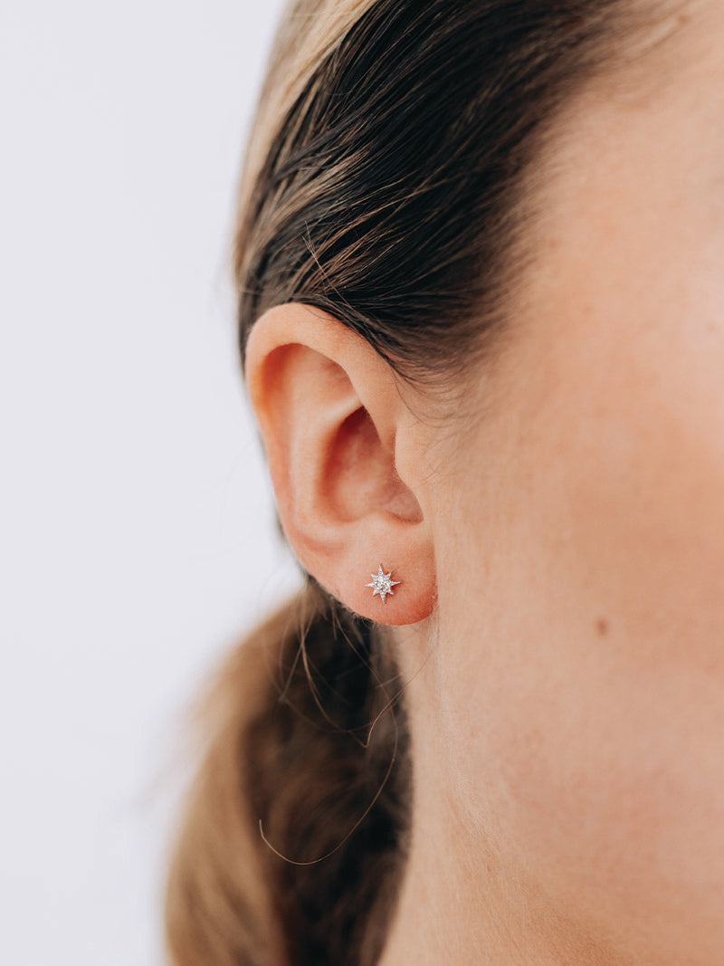 Clous d’Oreilles Micro Étoile Polaire Aztec