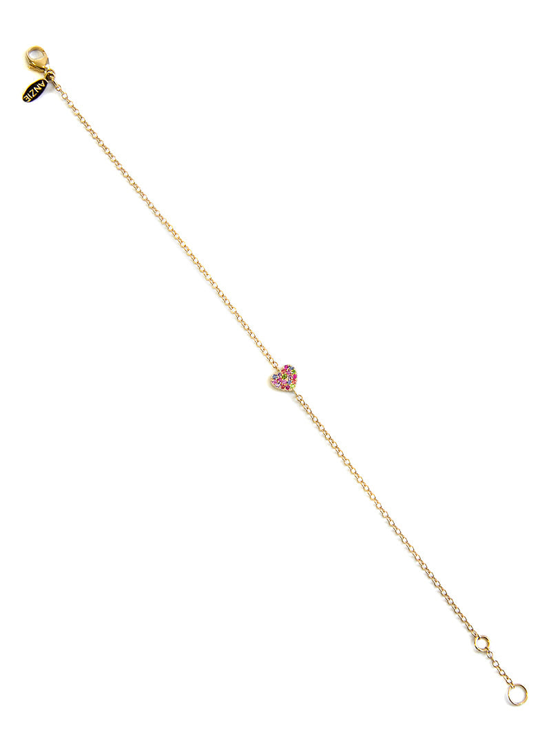 Love Letter Pavé Heart Bracelet