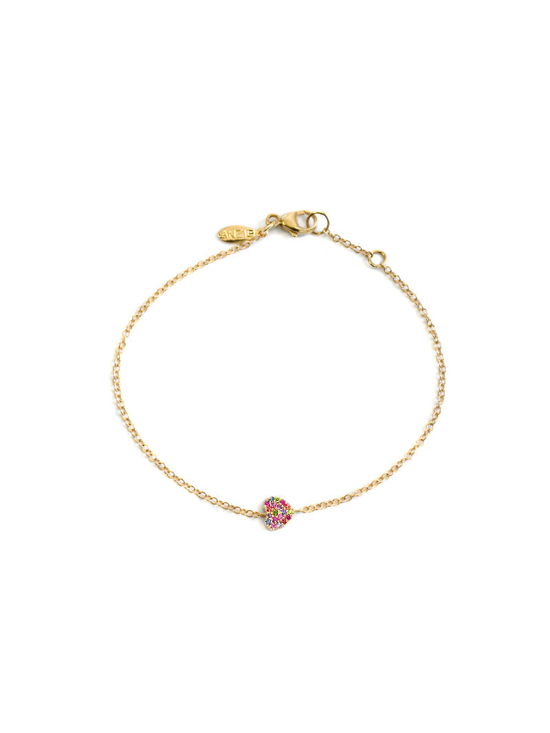Love Letter Pavé Heart Bracelet