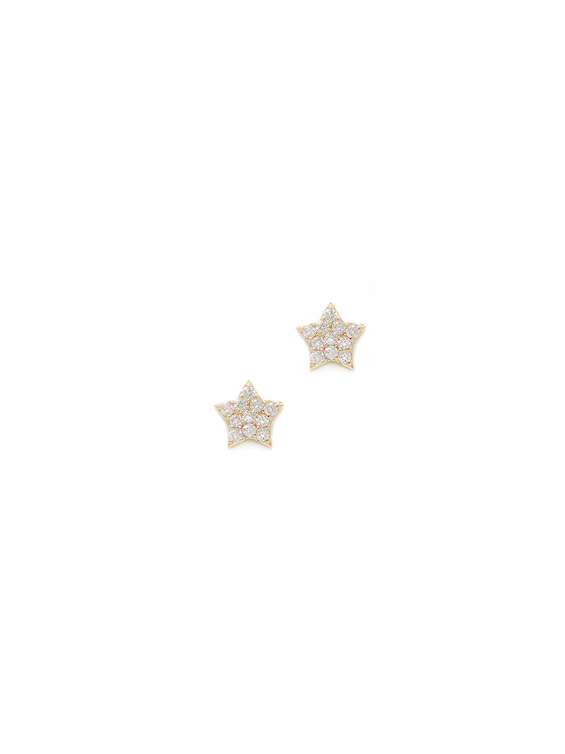 Love Letters Pavé Star Studs