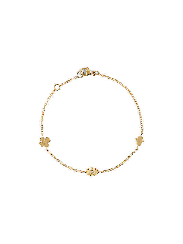 Dew Drop Good Luck Charm Bracelet