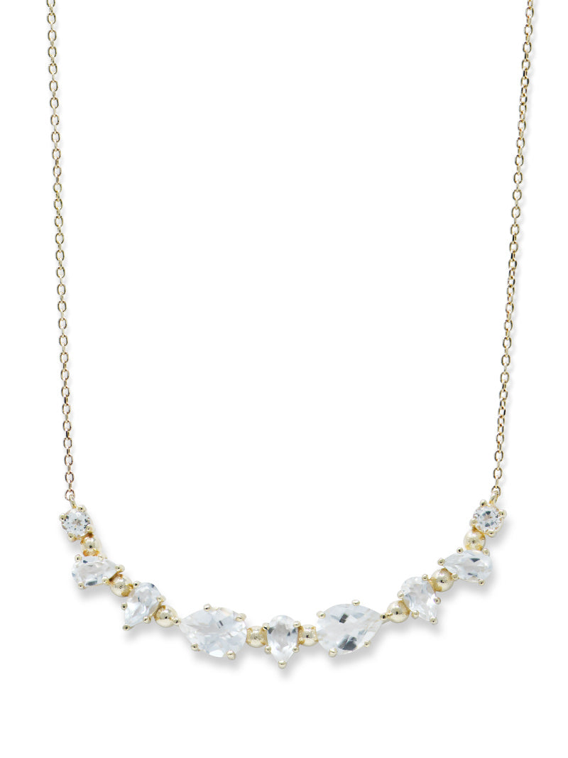 Mélia Gem Bar Necklace