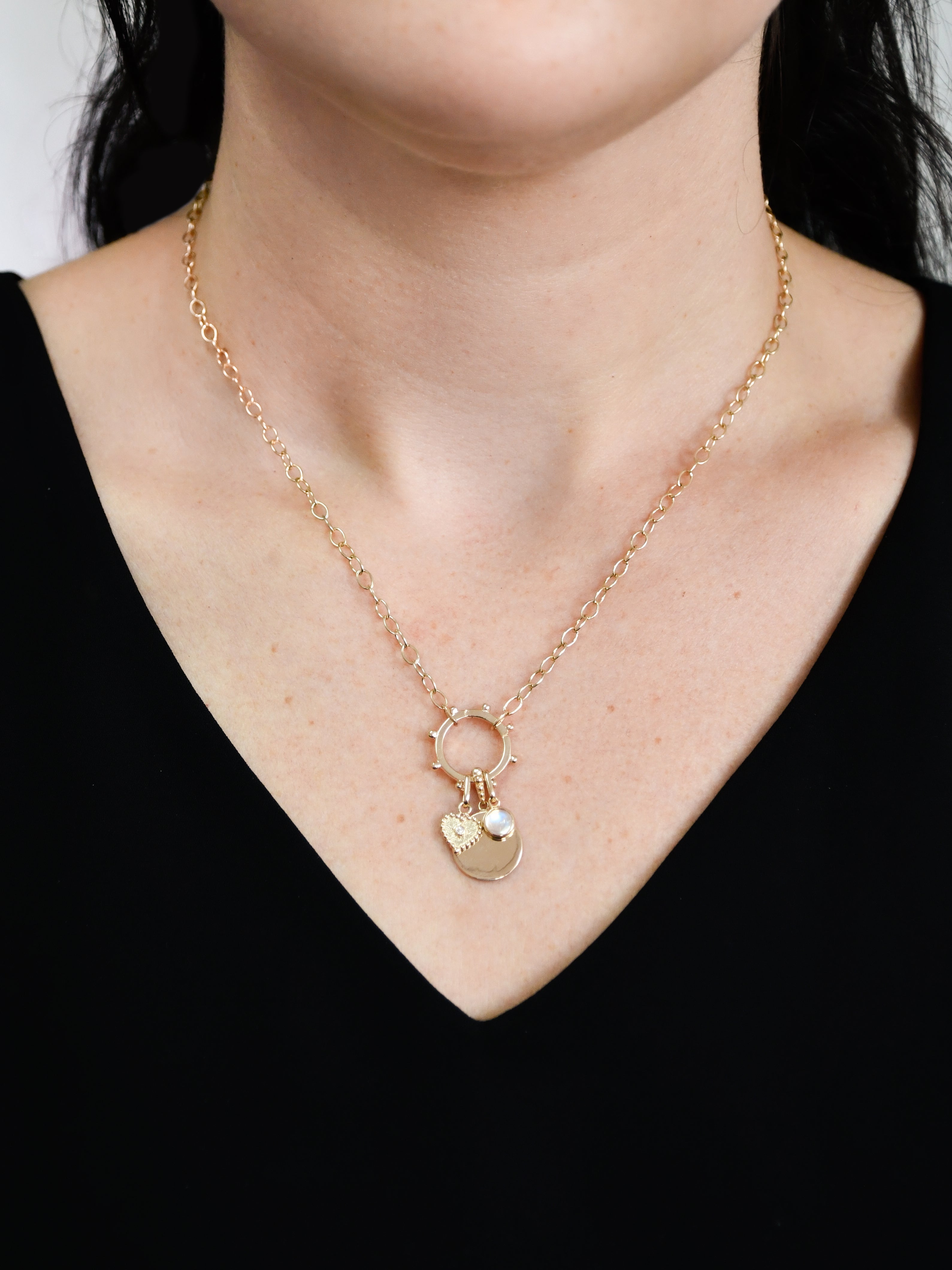 Dew Drop Marine Story Catcher Charm Necklace