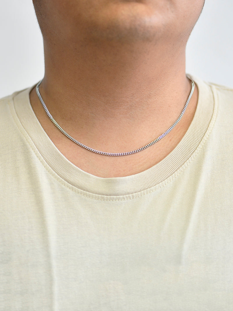 Silver Curb Chain