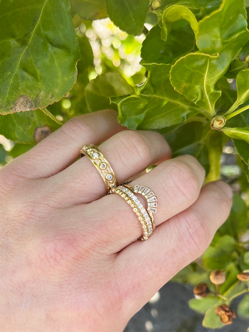 Cléo Justine Deco Fan Ring