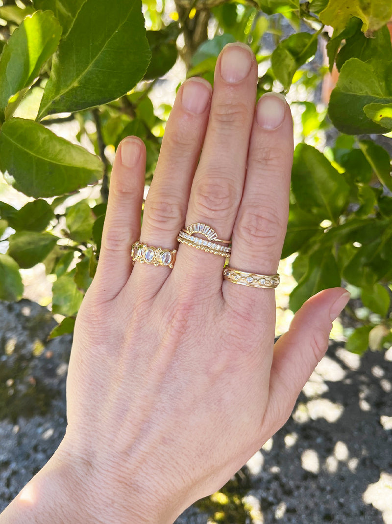 Cléo Justine Deco Fan Ring