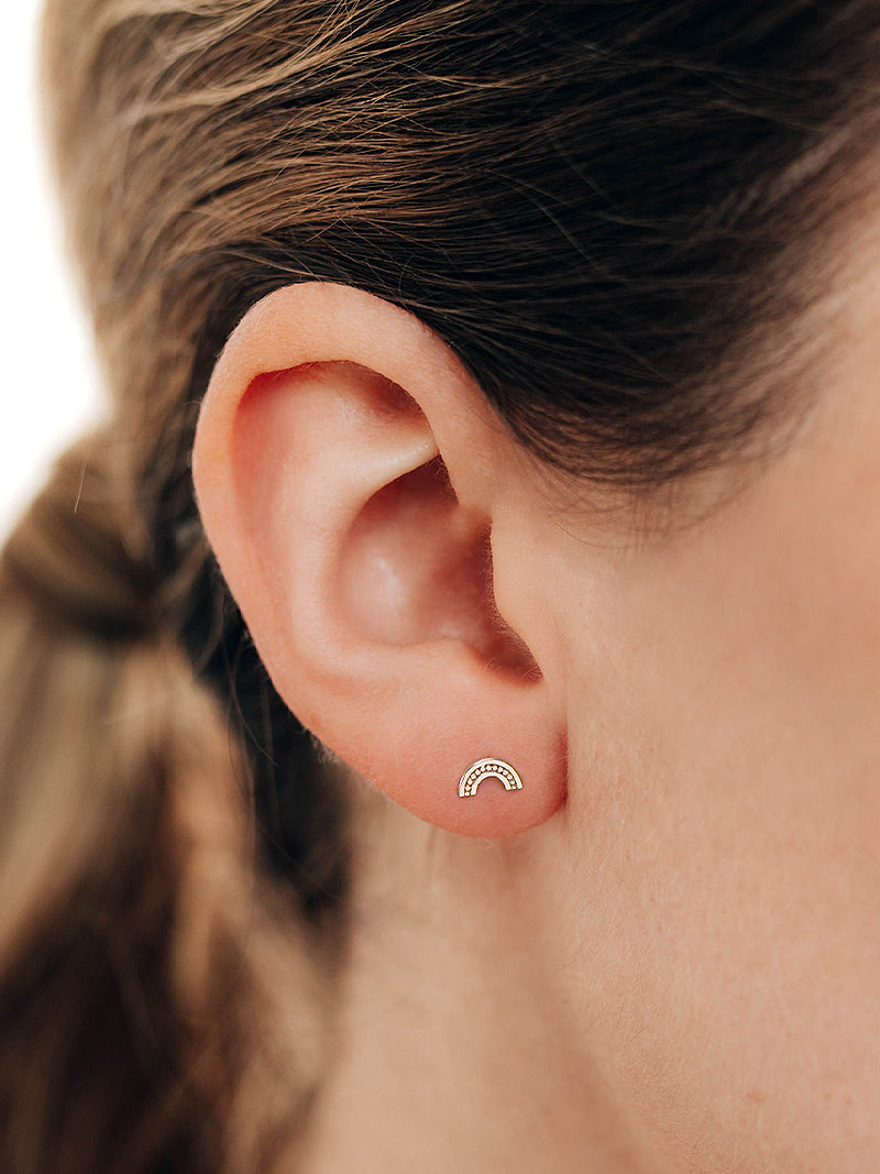 Jac+Jo Icon Rainbow Single Stud