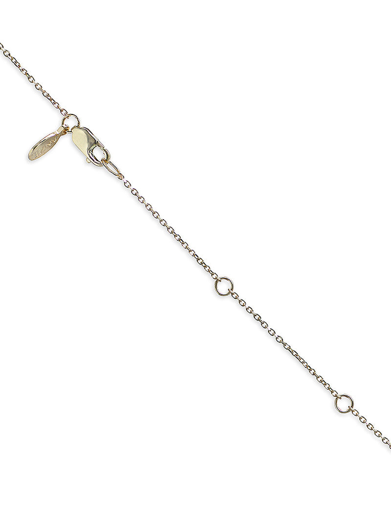Love Letter Single Diamond Initial Necklace