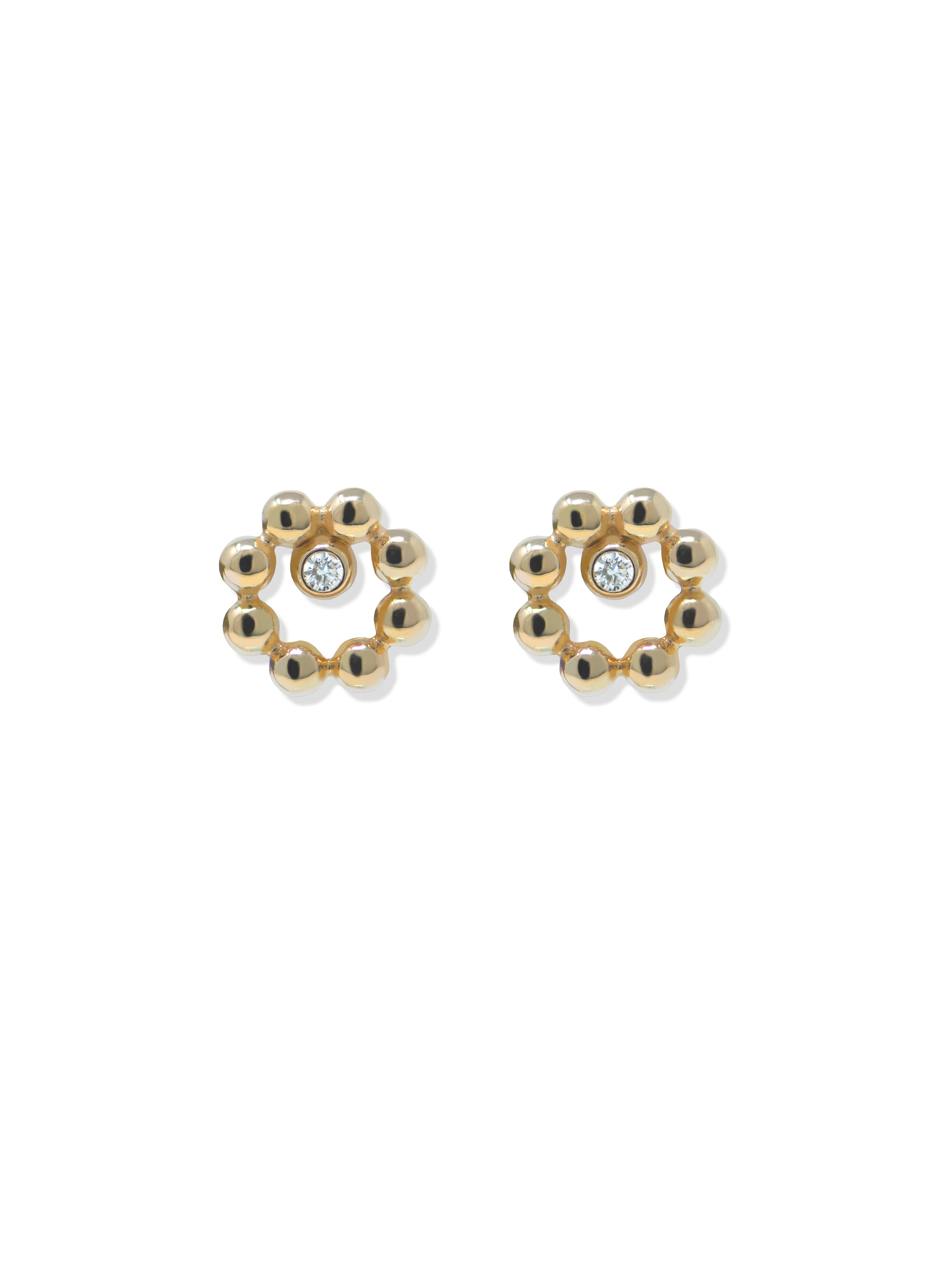 Clous d’Oreilles Dew Drop Cercle Marin