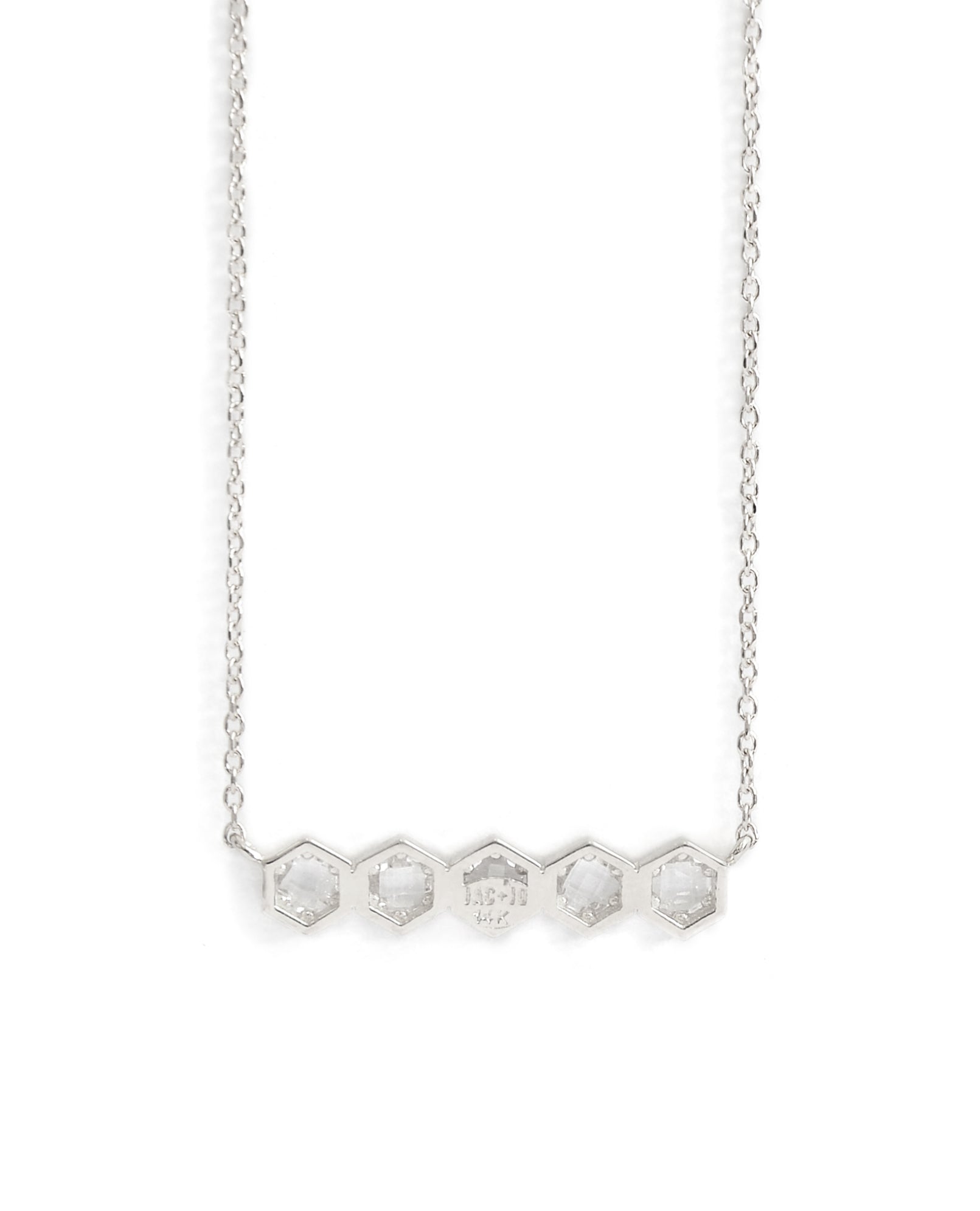 Jac+Jo Bolt Mini Bar Necklace