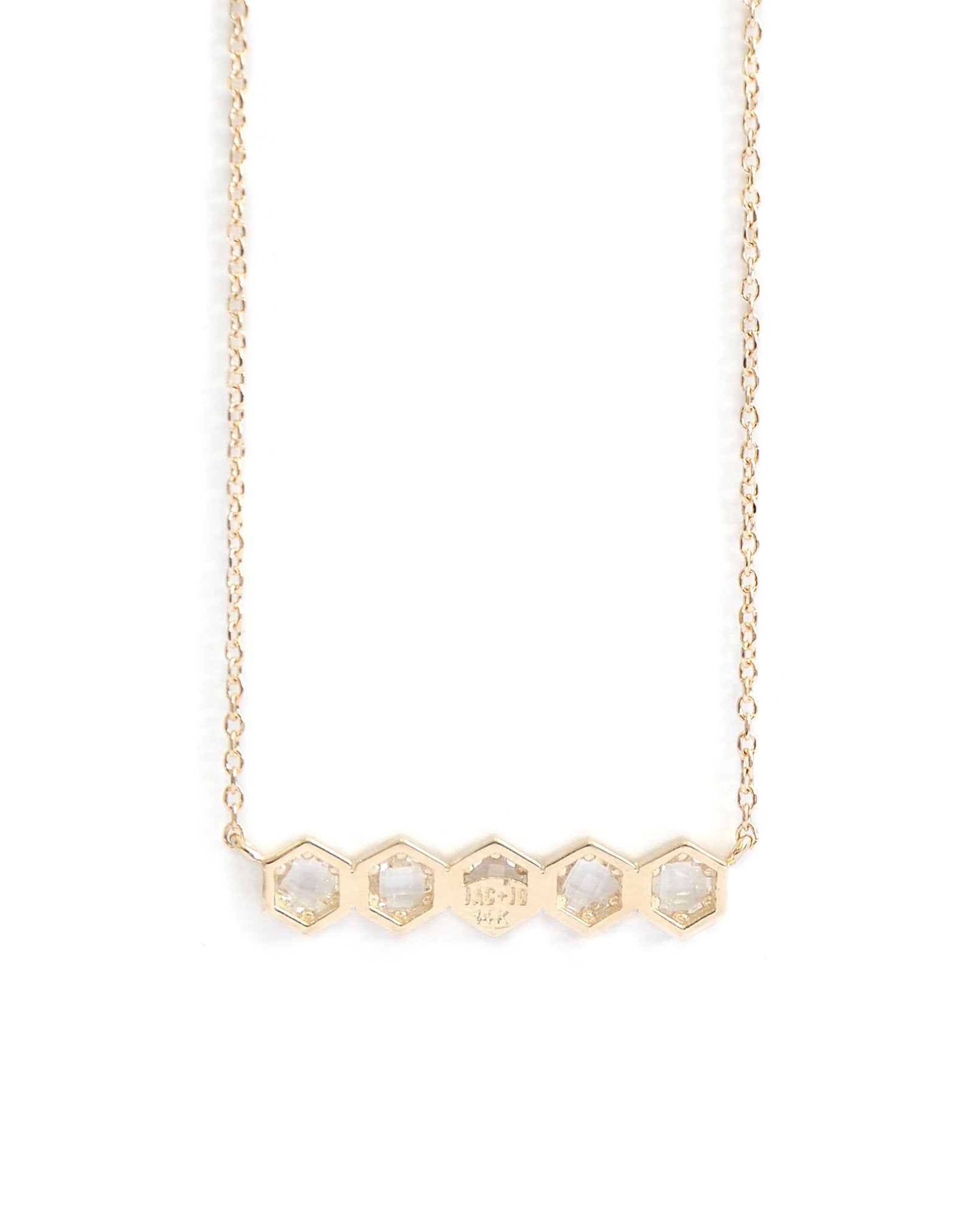 Jac+Jo Bolt Mini Bar Necklace