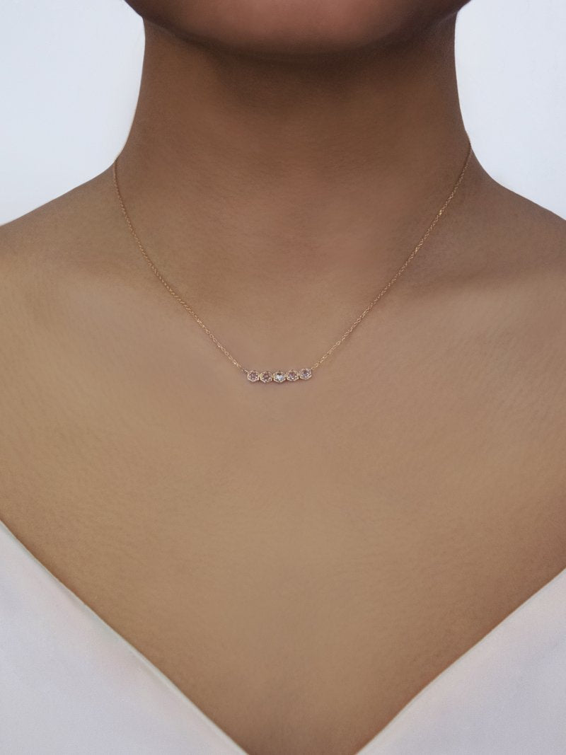 Jac+Jo Bolt Mini Bar Necklace