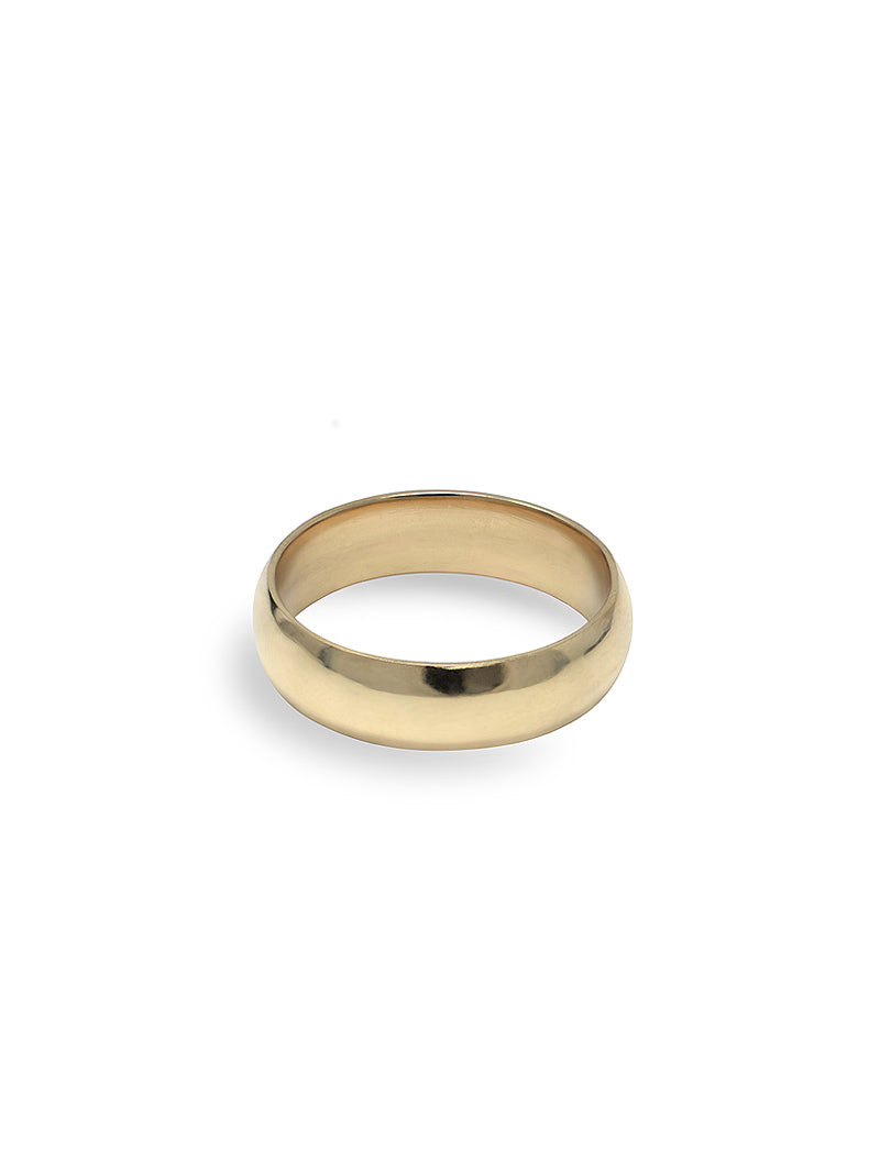 Thick Gold Dome Band