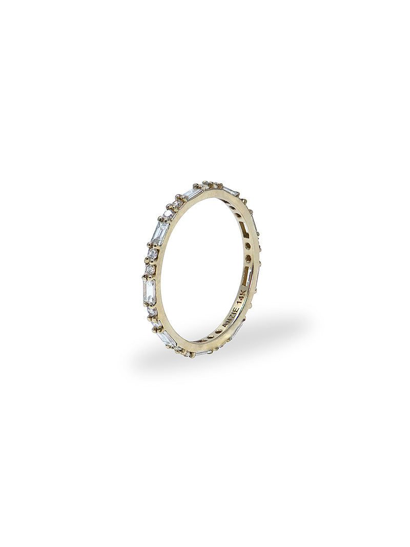 Cléo Deco Baguette Eternity Band