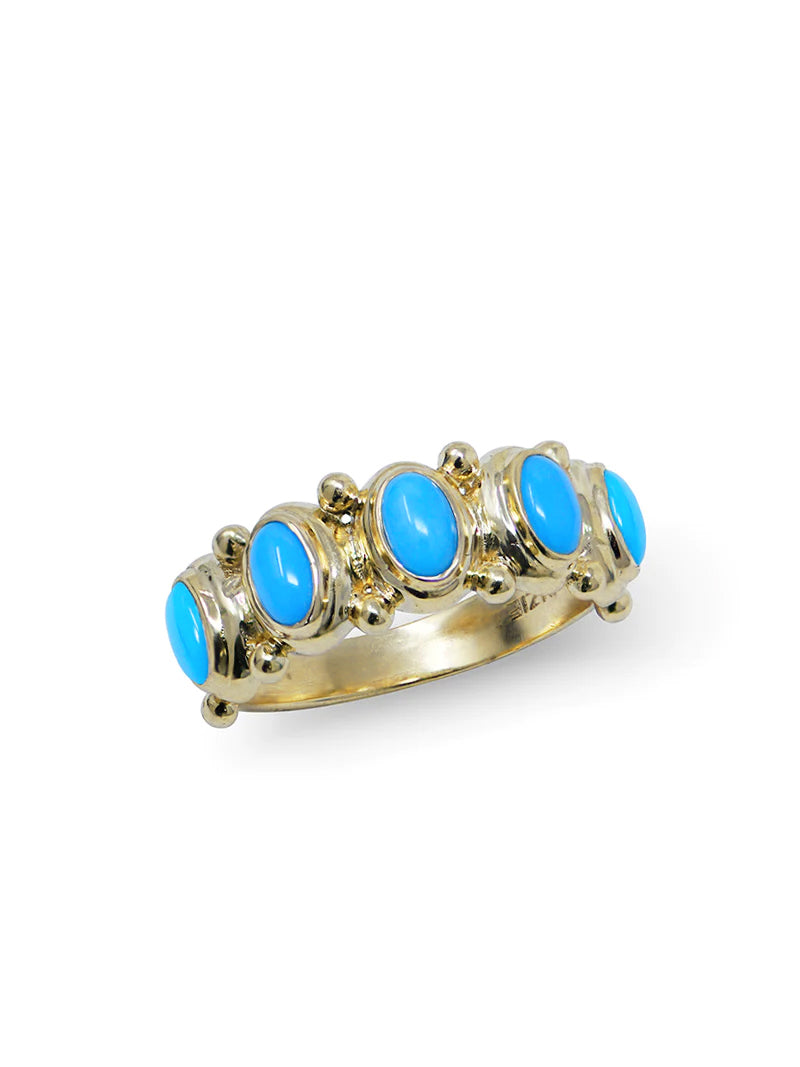 Méditerranée Oval Arch Eternity Ring