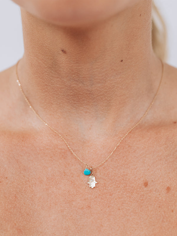Collier à Breloques Hamsa
