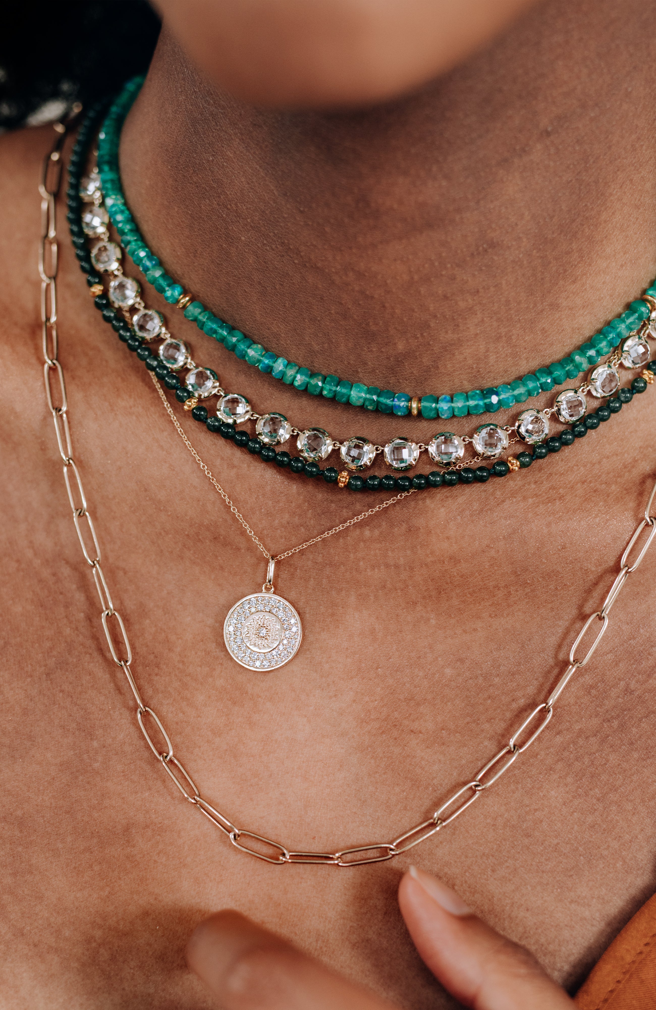 Classique Milly Diamond Pendant Necklace