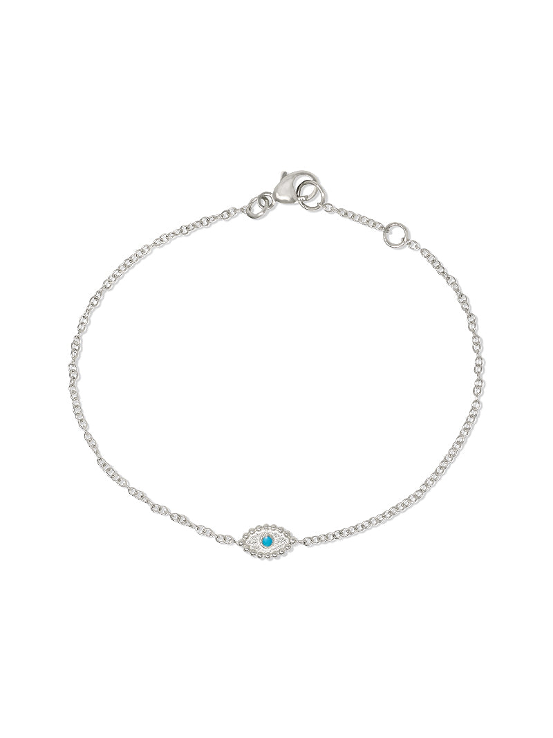 Dew Drop Evil Eye Bracelet