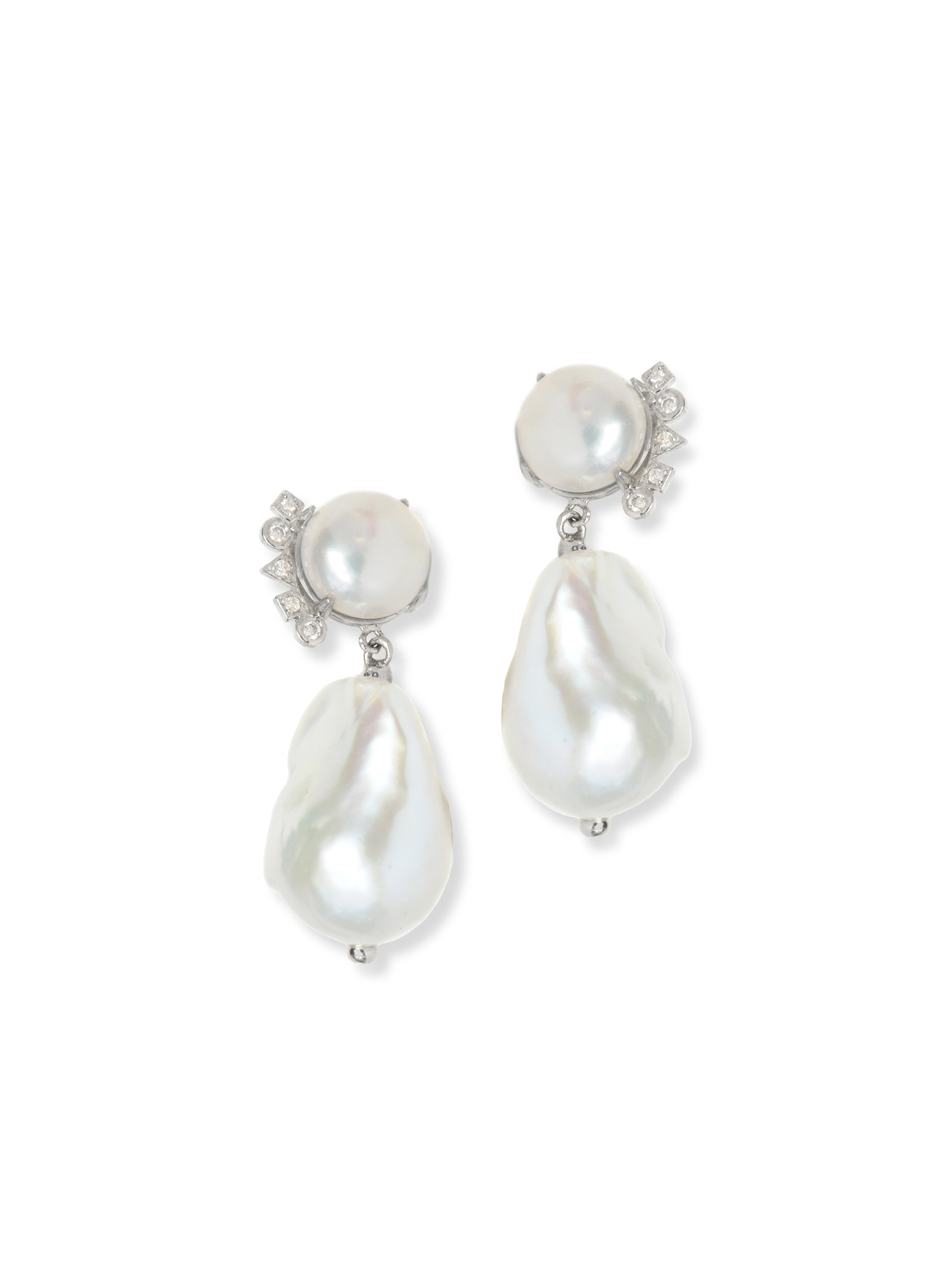 Boucles d’Oreilles en Perles Baroques Cléo