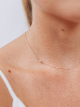 Collier Love Letter Personalisable de A à Z en Pavé