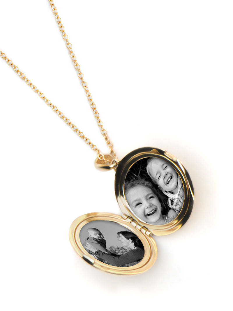 Pendentif Médaillon d’Amour en Saphir Arc-en-Ciel