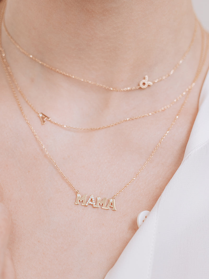 Customizable Love Letter MAMA Necklace