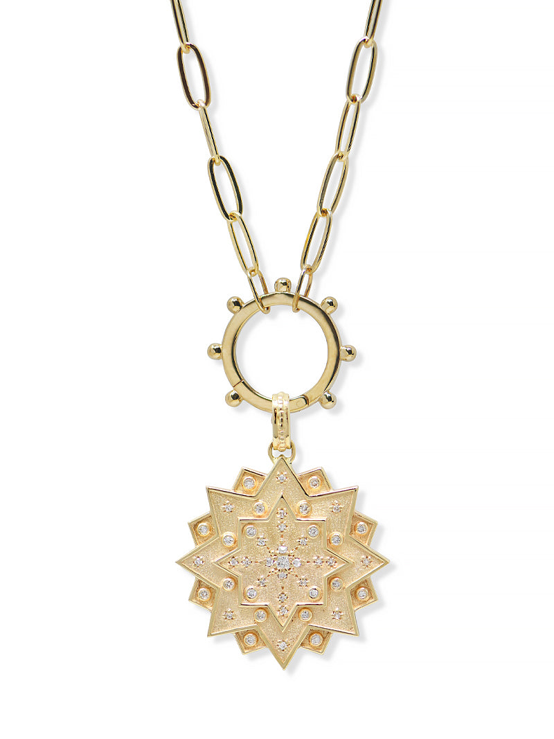 Médaillon Aztèque Zoe Marrakesh Mini Étoile