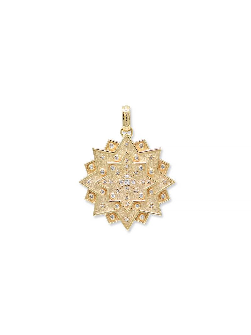 Médaillon Aztèque Zoe Marrakesh Mini Étoile