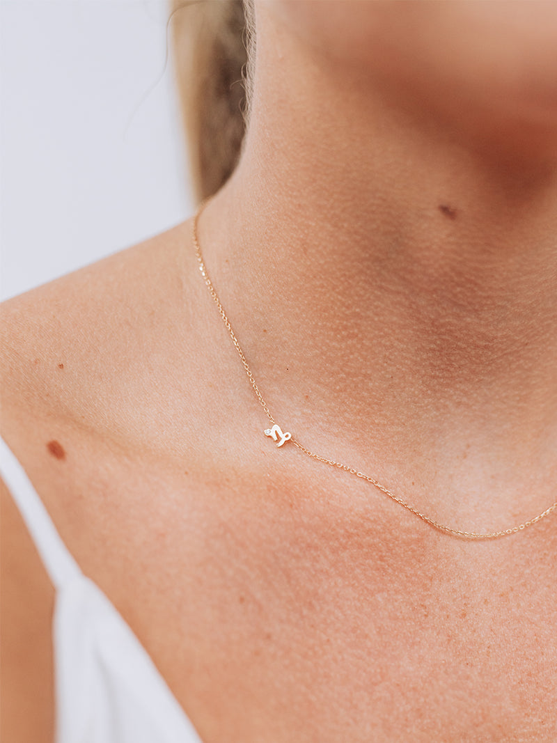 Collier Zodiaque Love Letter