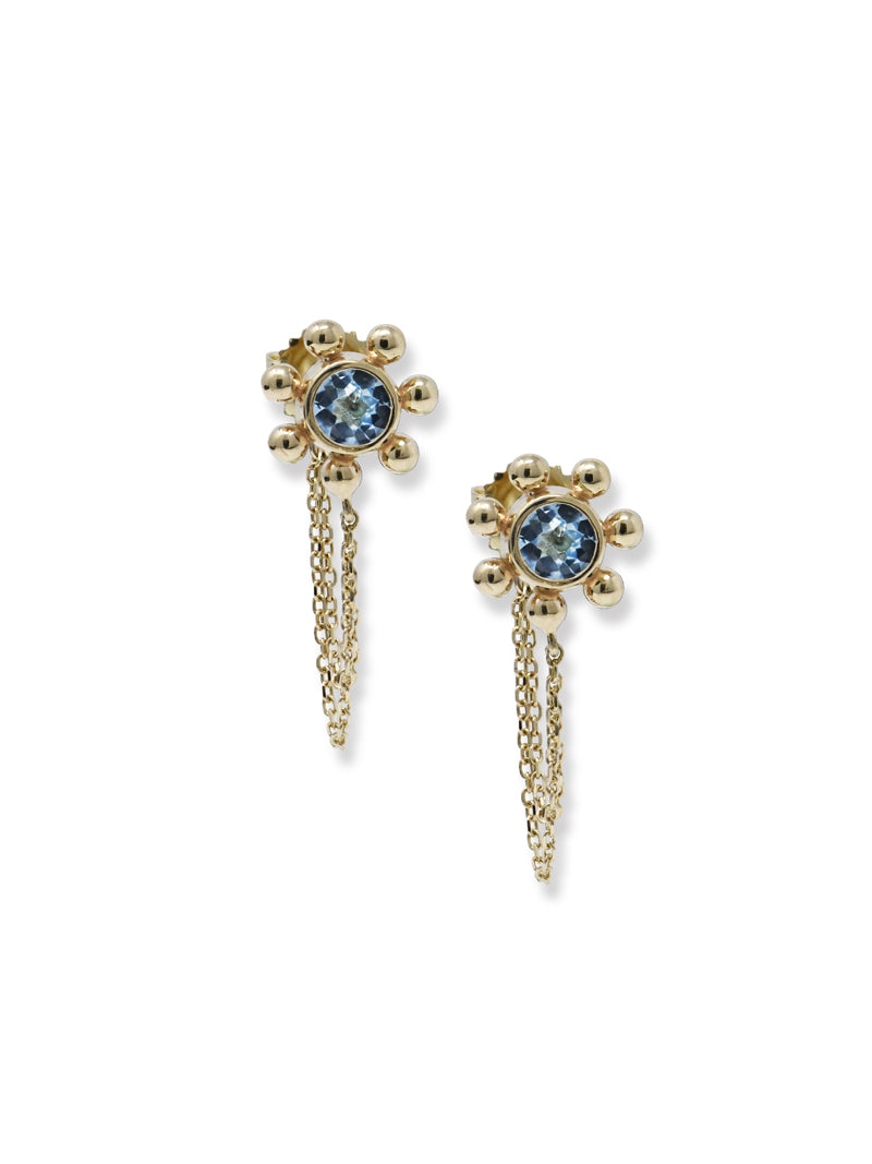Boucles d’Oreilles en Chaine Marine Dew Drop