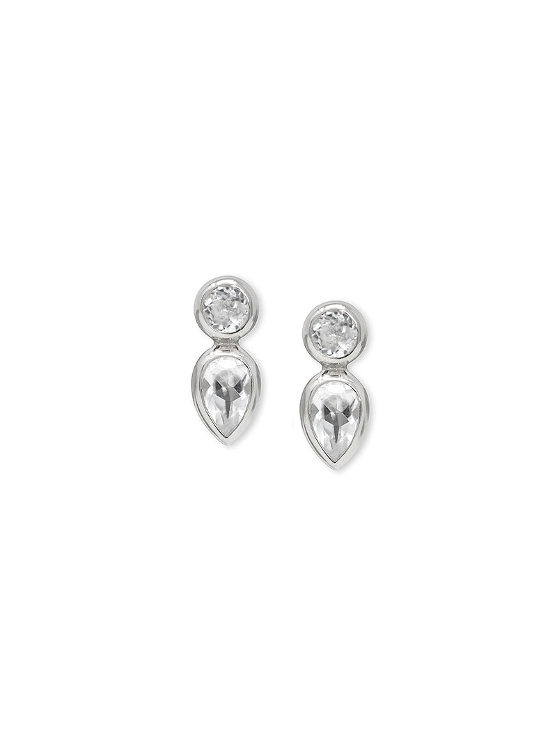 Classique Petal Studs Silver
