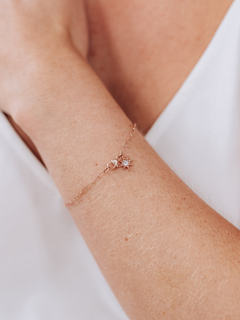 Bracelet Trombone Classique Éclat d’Étoiles