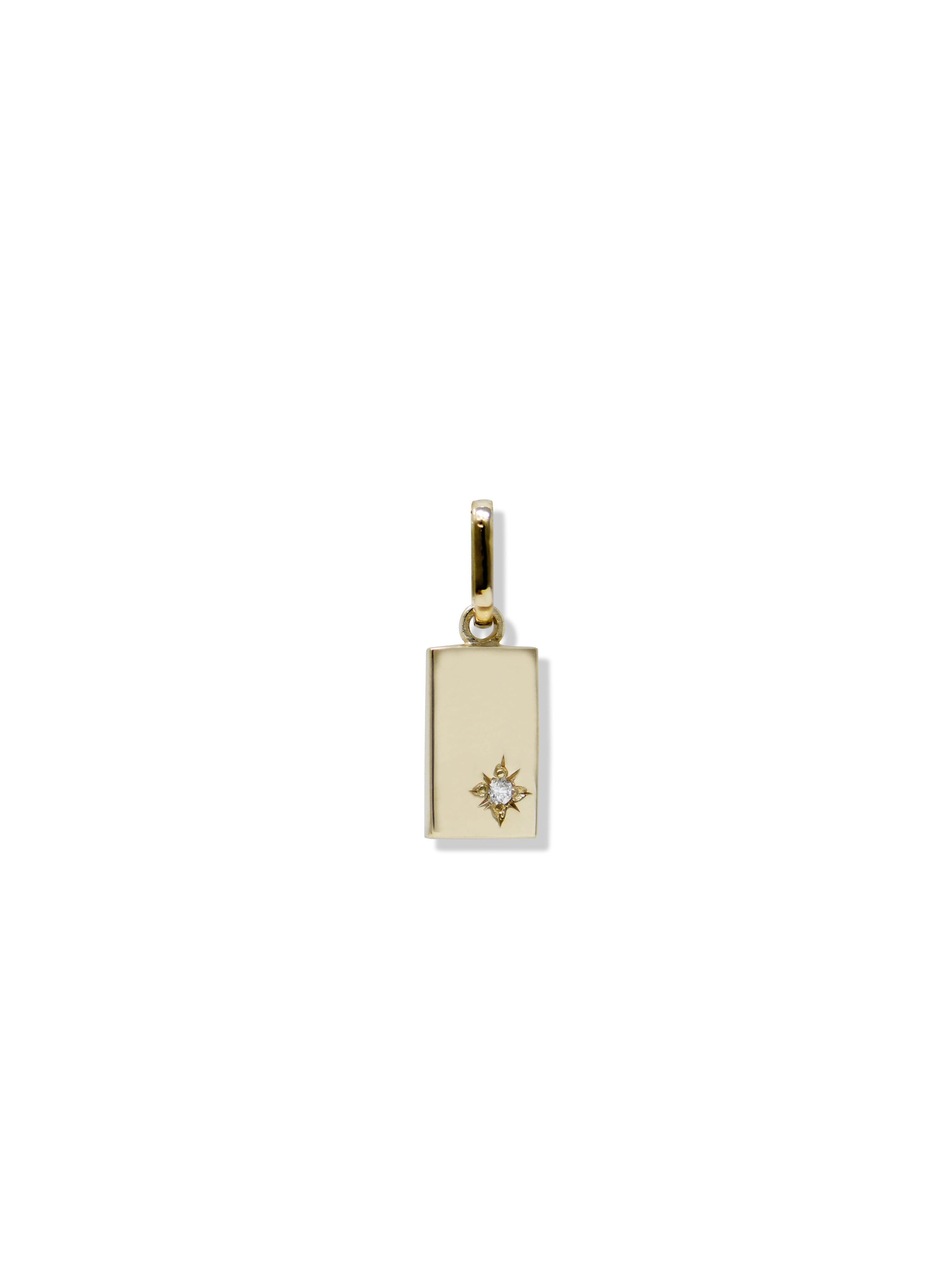 Love Letter Tag Pendant Charm