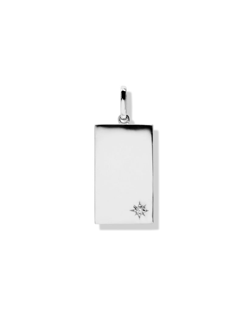 Love Letter Large Engravable Tag Charm