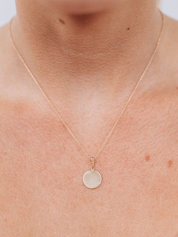 Dew Drop Engravable Pendant Charm