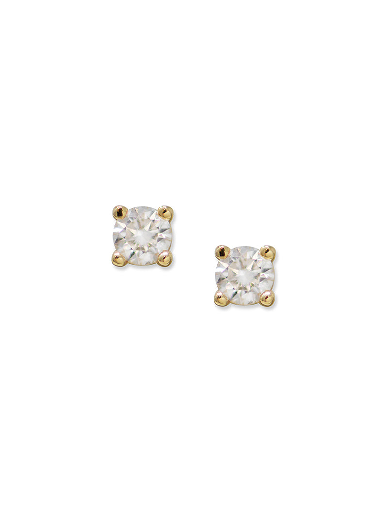 Boucles d'Oreilles Diamants 3mm Classiques
