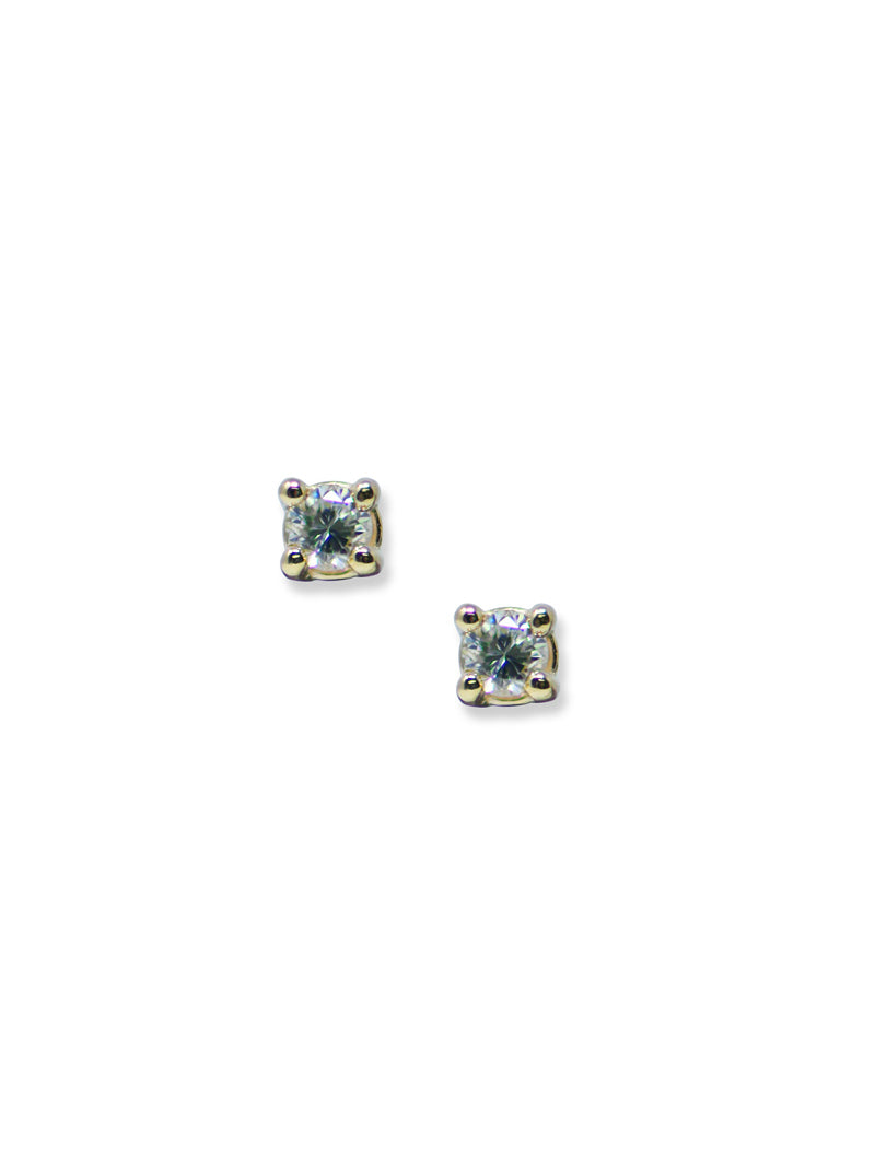 Anzie x Mel Soldera Petite Diamond Boutons D'oreille