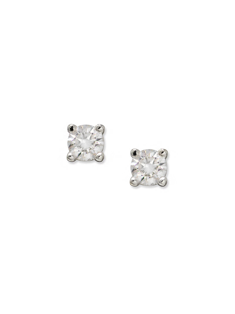 Classique Boucles d'Oreilles Diamants 3.5mm
