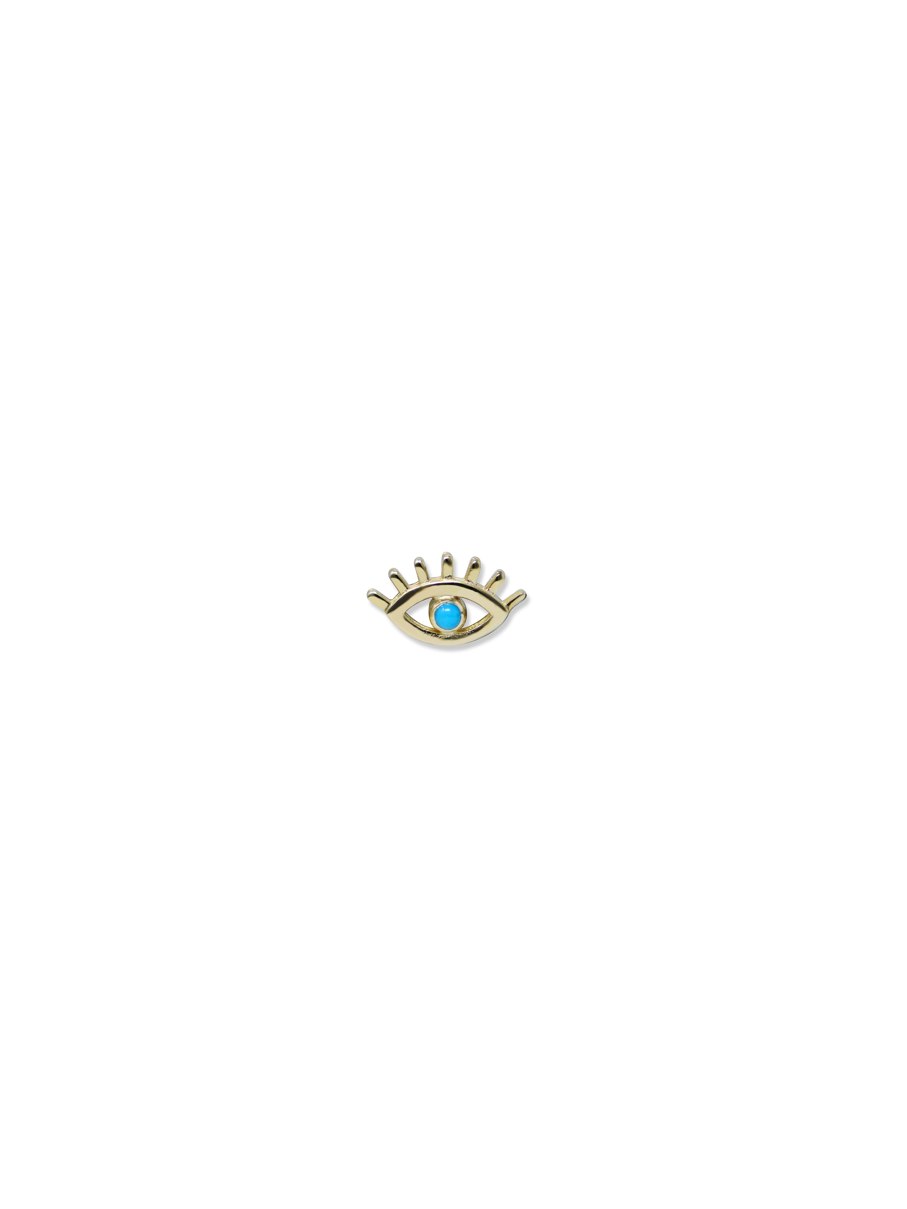 Anzie x Mel Soldera Lash Evil Eye Single Stud