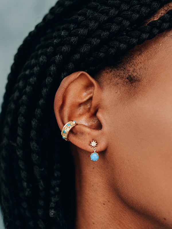 Aztec North Star Earrings