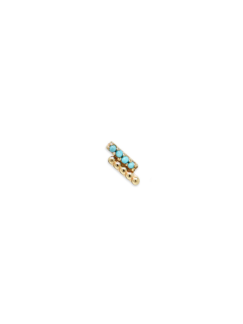Dew Drop Pavé Bar Studs
