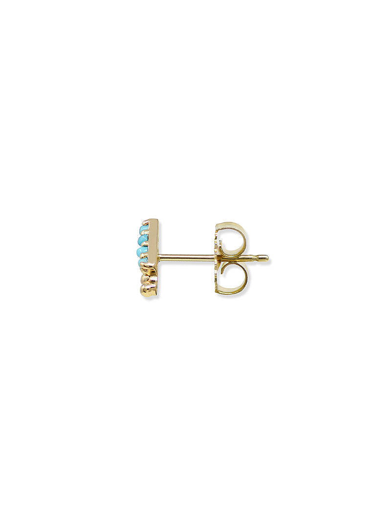 Dew Drop Pavé Bar Studs