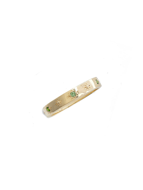Anzie x Mel Soldera Emerald Celestial Eternity Ring