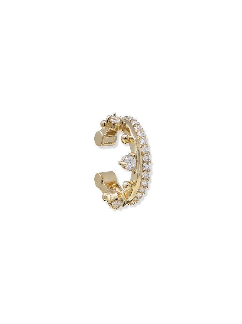 Cléo Pavé Crown Ear Cuff