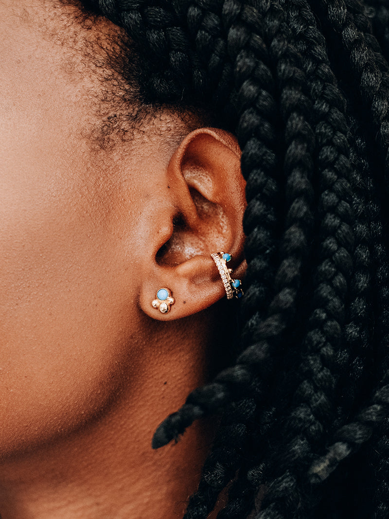 Cléo Pavé Crown Ear Cuff