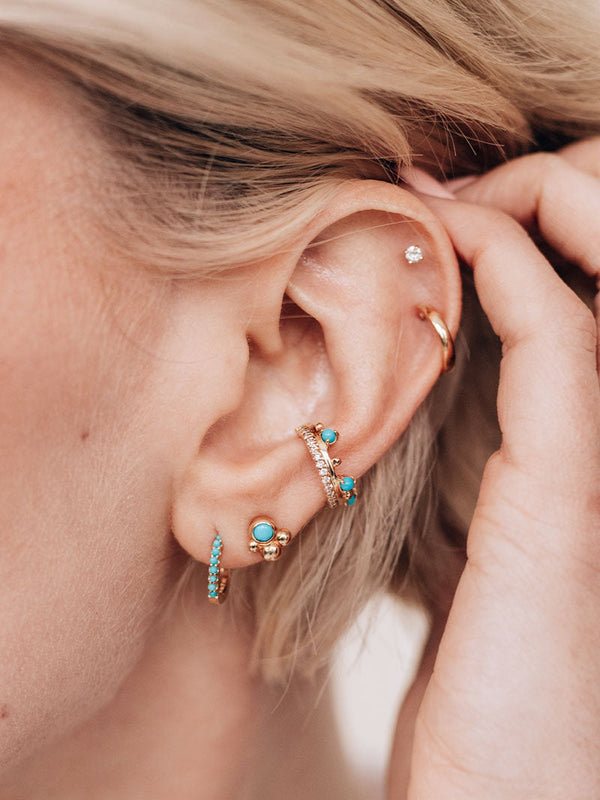 Cléo Pavé Crown Ear Cuff
