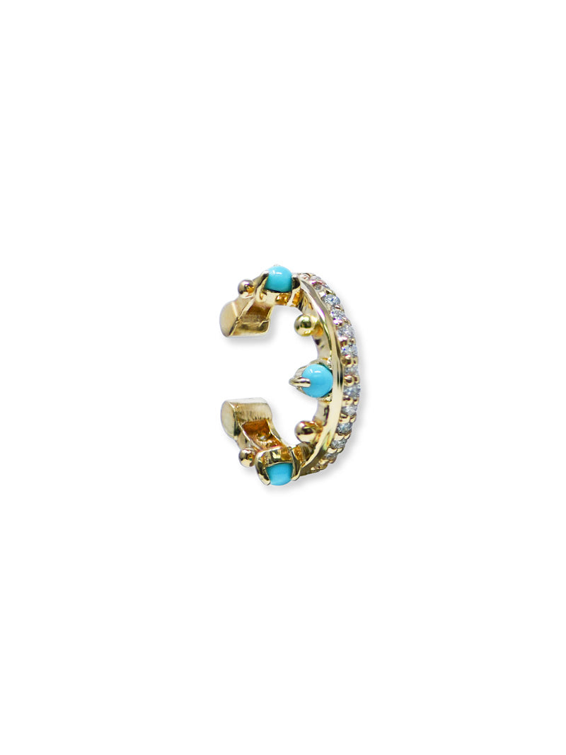 Cléo Pavé Crown Ear Cuff