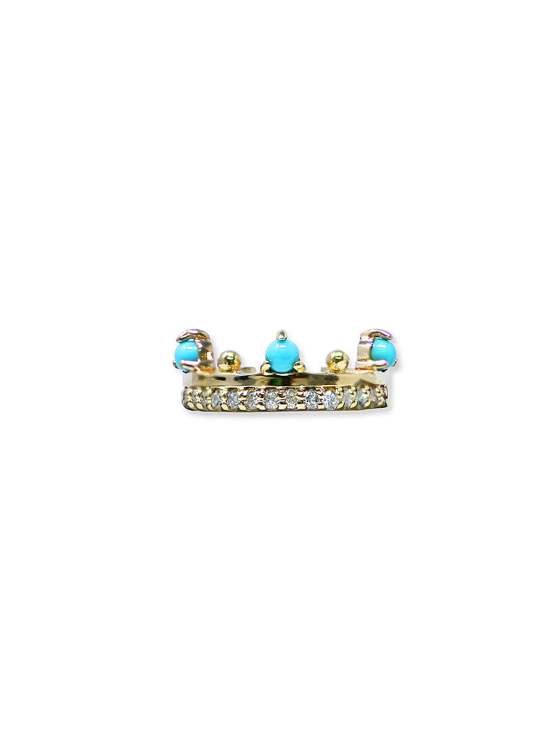 Cléo Pavé Crown Ear Cuff