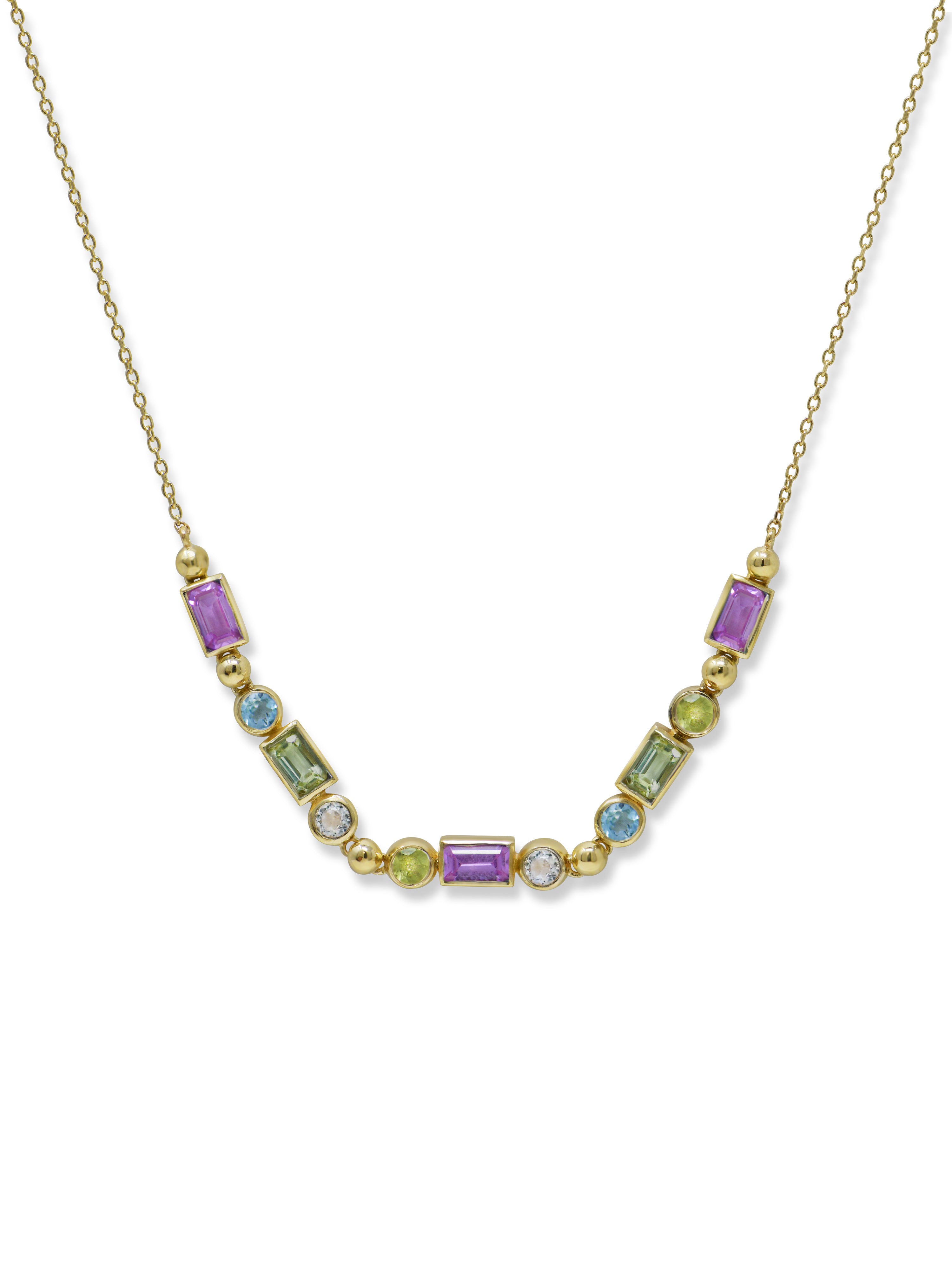 Cléo Micha Baguette Mixte Necklace